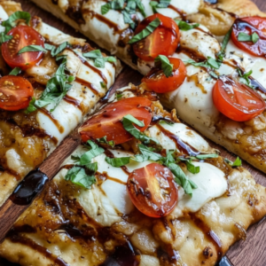 Easy Caprese Flatbread Recipe (Quick 15-Minute Meal)