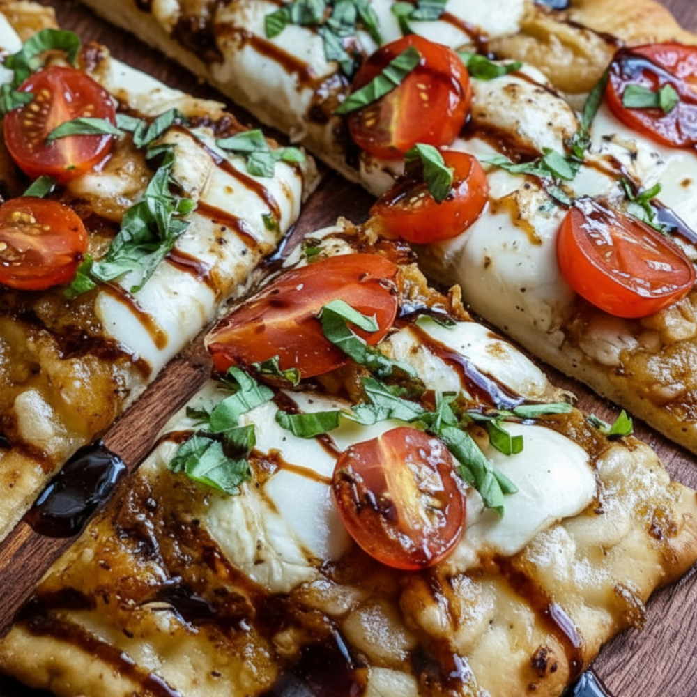 Easy Caprese Flatbread Recipe (Quick 15-Minute Meal)