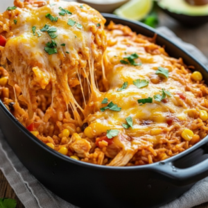 Chicken Enchilada Rice Casserole: Easy 35-Minute Recipe