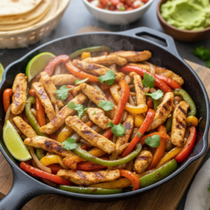Sizzling Sautéed & Grilled Chicken Fajitas (Easy Recipe)