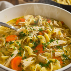 Best Chicken Noodle Soup with Egg Noodles