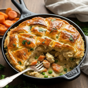 Flaky Chicken Pot Pie Recipe: Comfort in a Skillet