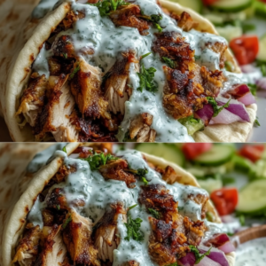 Chicken Shawarma with Garlic Sauce (Easy Recipe)