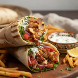 Quick & Easy Chicken Shawarma Wraps Recipe