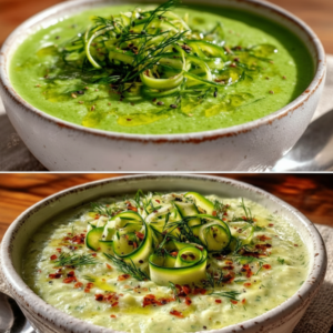 Chilled Cucumber Dill Soup Recipe (Easy Summer Meal)