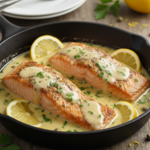 Creamy Lemon Butter Salmon: Easy 20-Minute Recipe
