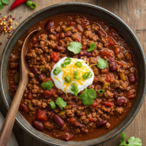 Easy Crockpot Beef Chili (Cook-off Winner!)