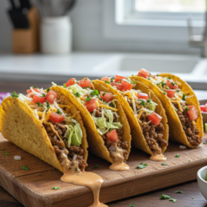 Best Crunchy Beef Tacos Recipe (Oven-Baked & Cheesy)