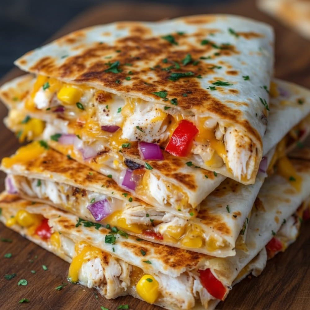 Easy Chicken Quesadilla Recipe (Quick & Delicious)