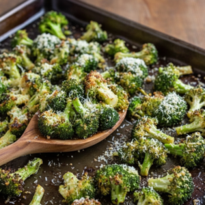 Garlic Parmesan Roasted Broccoli - Easy & Crispy Recipe