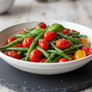 Green Beans with Cherry Tomatoes: Fresh & Easy Salad