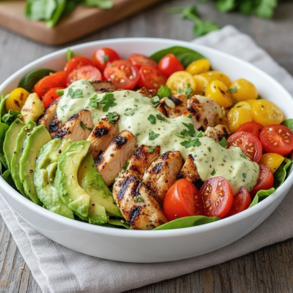 Best Grilled Chicken Avocado Salad Recipe