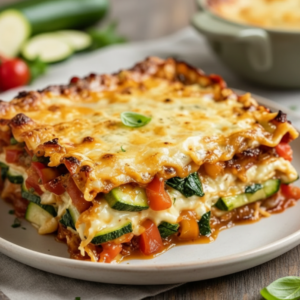 Healthy Creamy Veggie Lasagna Recipe | Family Dinner