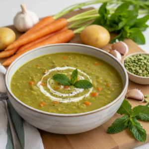 High Protein Beef Split Pea Soup (Easy Recipe)