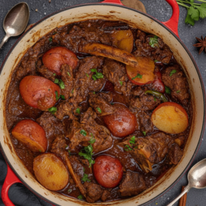 Indian Beef Curry with Melt-In-Your-Mouth Potatoes
