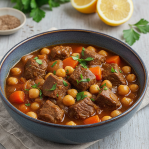 Hearty Lamb Chickpea Stew: A Comforting Soul-Warming Recipe