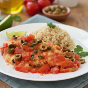 Authentic Pescado a la Veracruzana (Baked Fish)