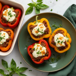 Quick Italian Stuffed Bell Peppers (Easy Weeknight Recipe)