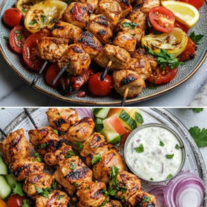 Authentic Shish Tawook Recipe (Grilled Chicken Skewers)