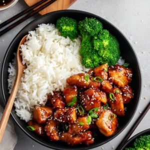 Sticky Teriyaki Chicken Bowl (Easy Recipe)