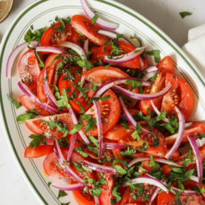 Easy Tomato Onion Salad Recipe (15-Minute)