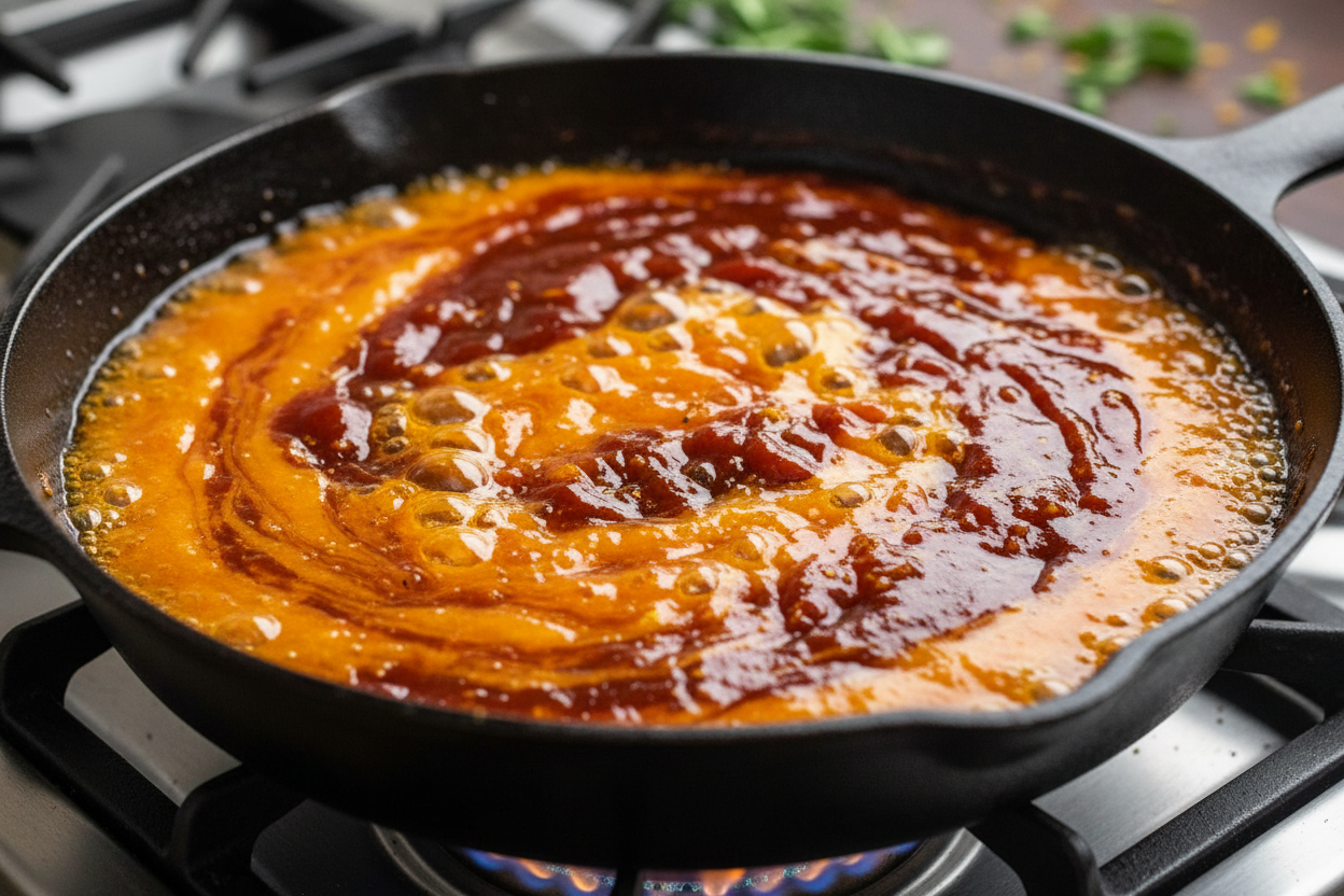 3 Ingredient Orange Chicken Orange Marmalade BBQ preparation step 2