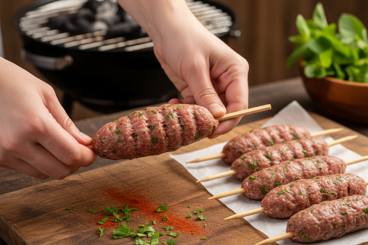 Best Ever Juicy Grilled Beef Kofta preparation step 2