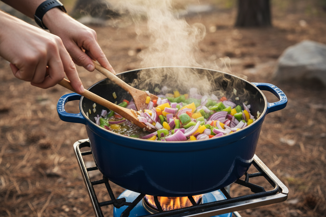 Best Vegan Camping Recipes & Meal Ideas preparation step 1
