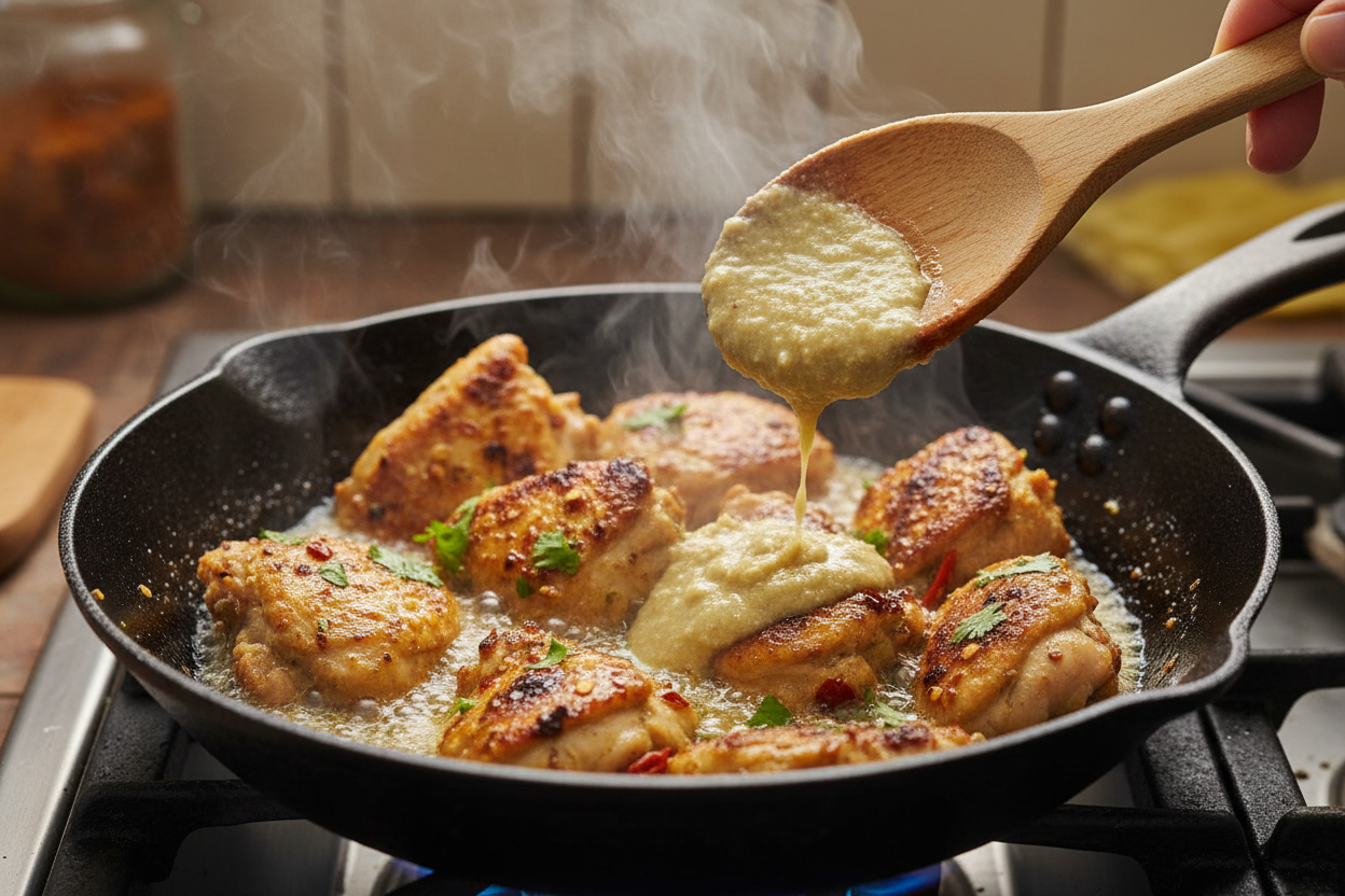 Chicken Karahi preparation step 1