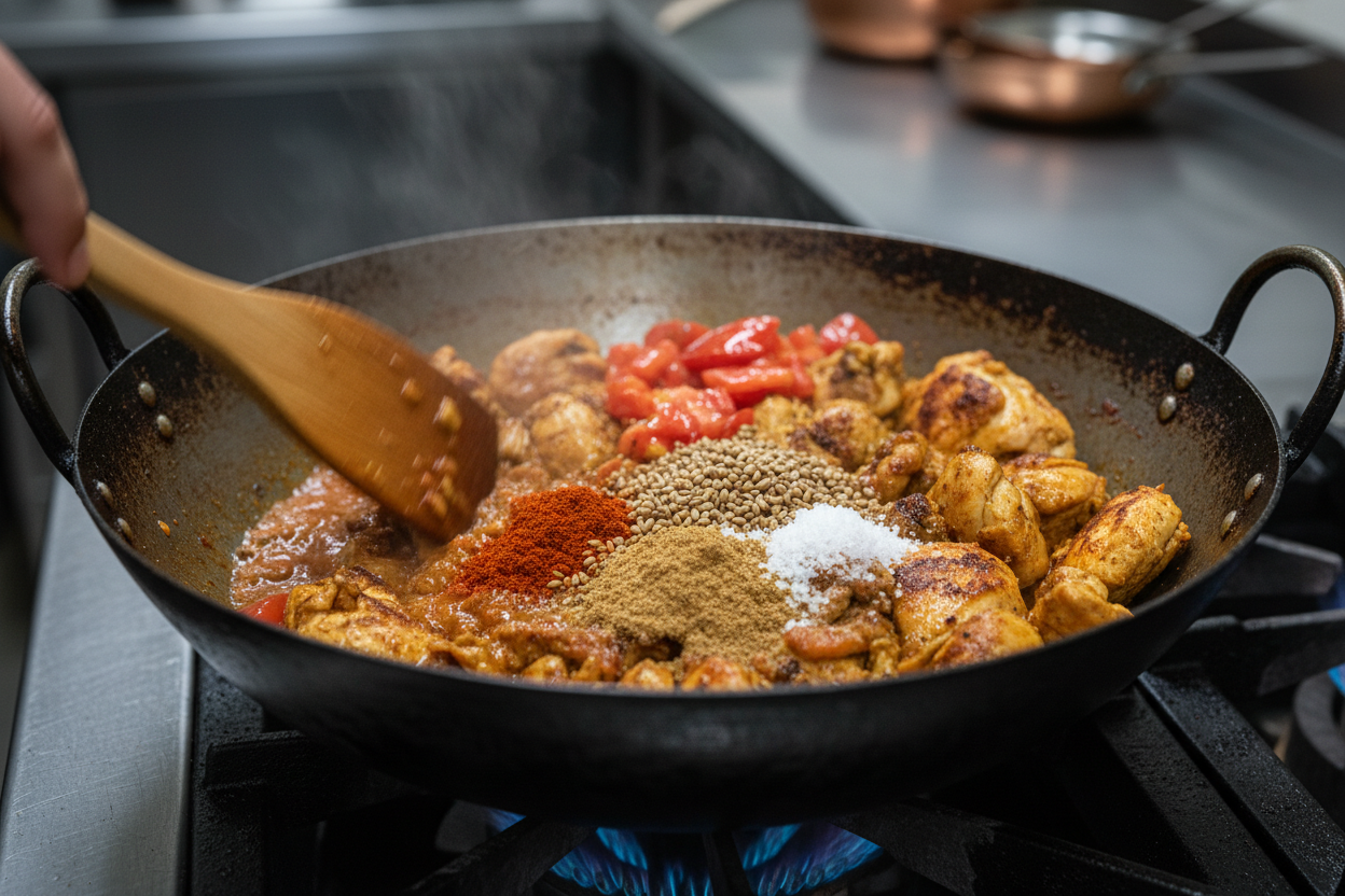 Chicken Karahi preparation step 2