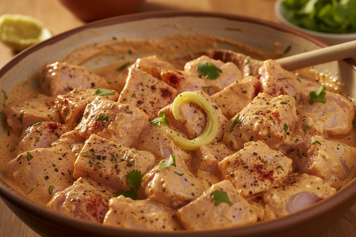 Chicken Tikka Masala preparation step 1