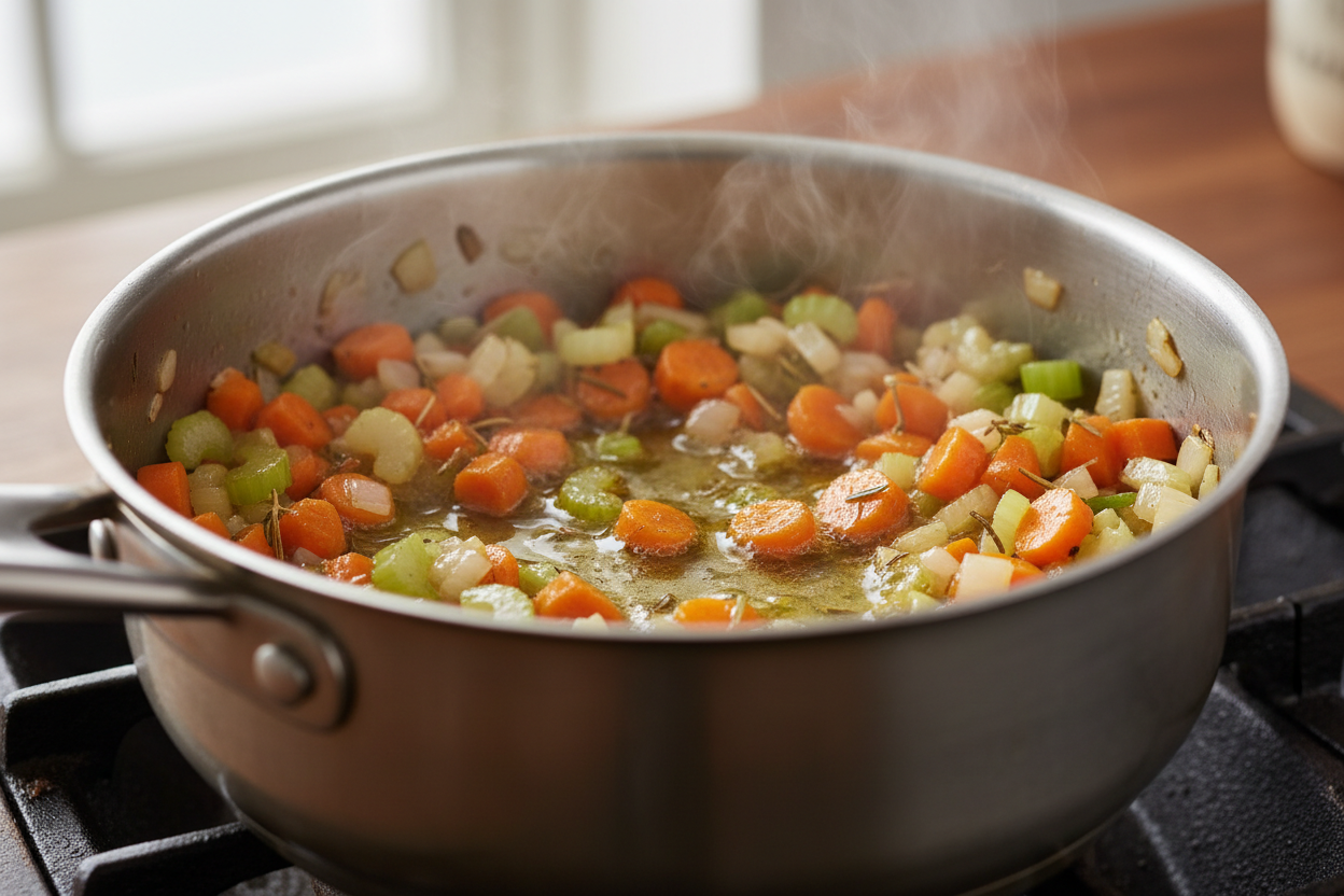 Comforting Sicilian Chicken Soup preparation step 1
