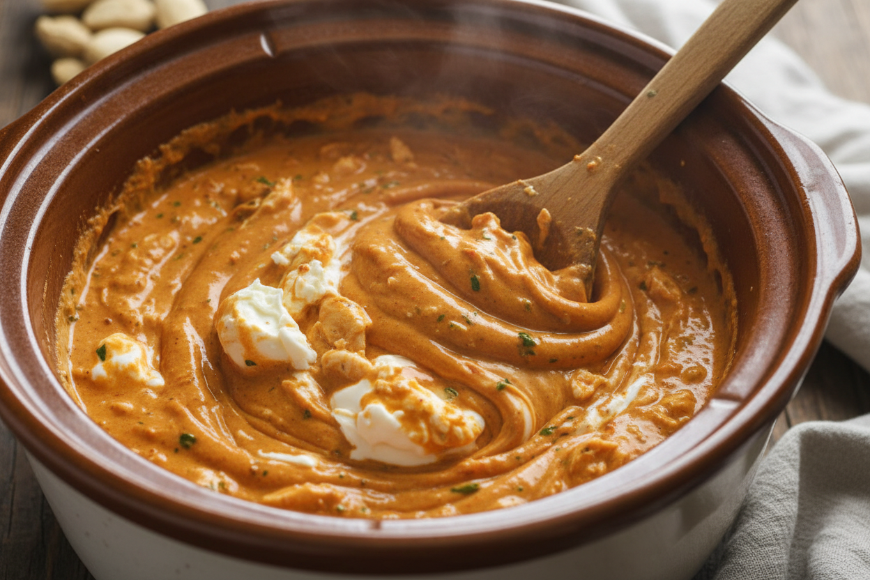 Creamy Crockpot Cajun Butter Chicken preparation step 2