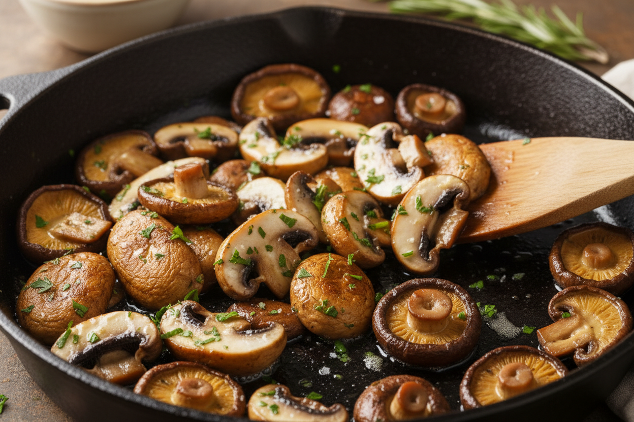 Creamy Mushroom Chicken preparation step 1