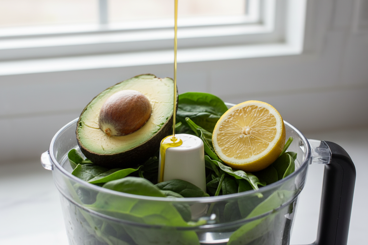 Easy 5-Ingredient Avocado Pasta for Toddlers preparation step 1