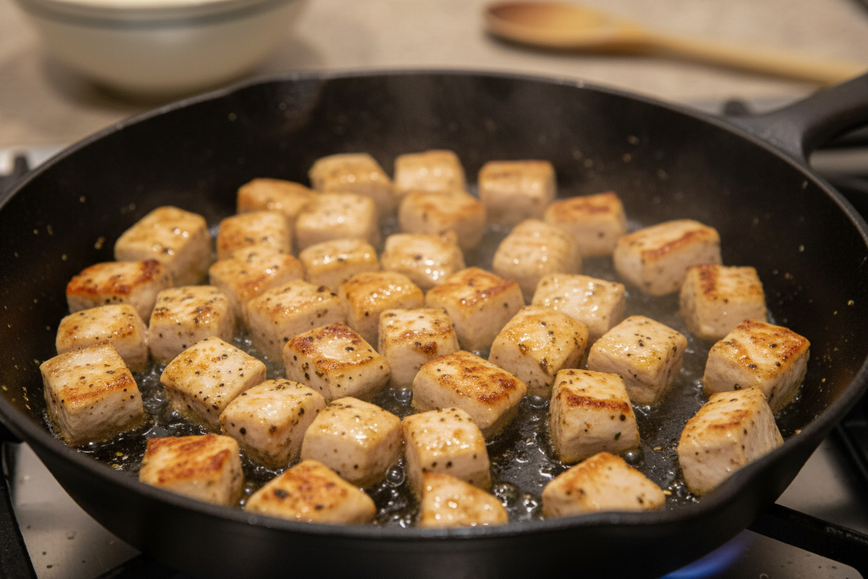 Easy Coconut Chicken Rice Bowl preparation step 1