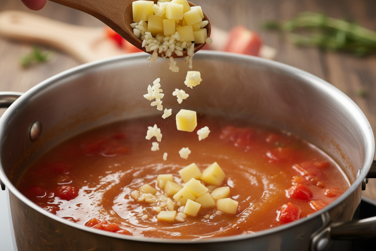 Easy Hearty Vegetable Soup Recipes preparation step 2