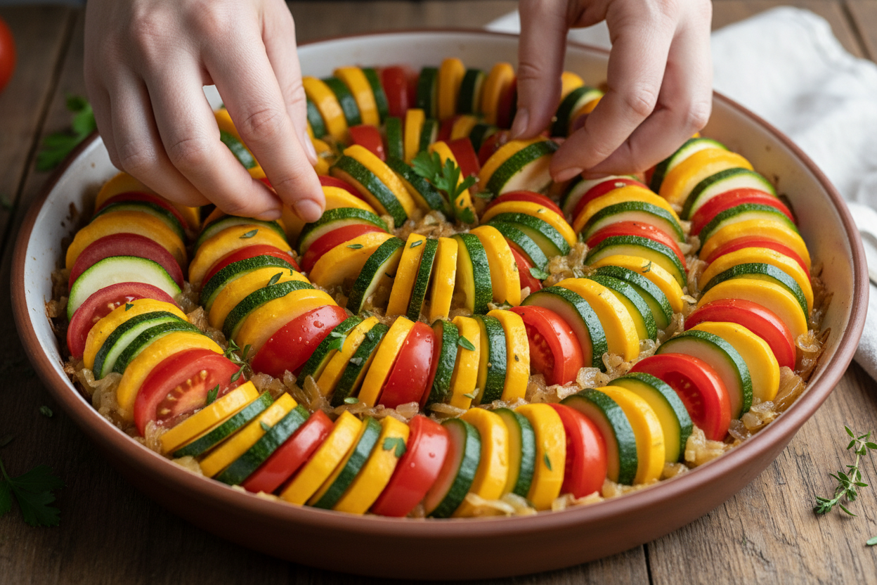 Easy Squash and Zucchini Casserole preparation step 1