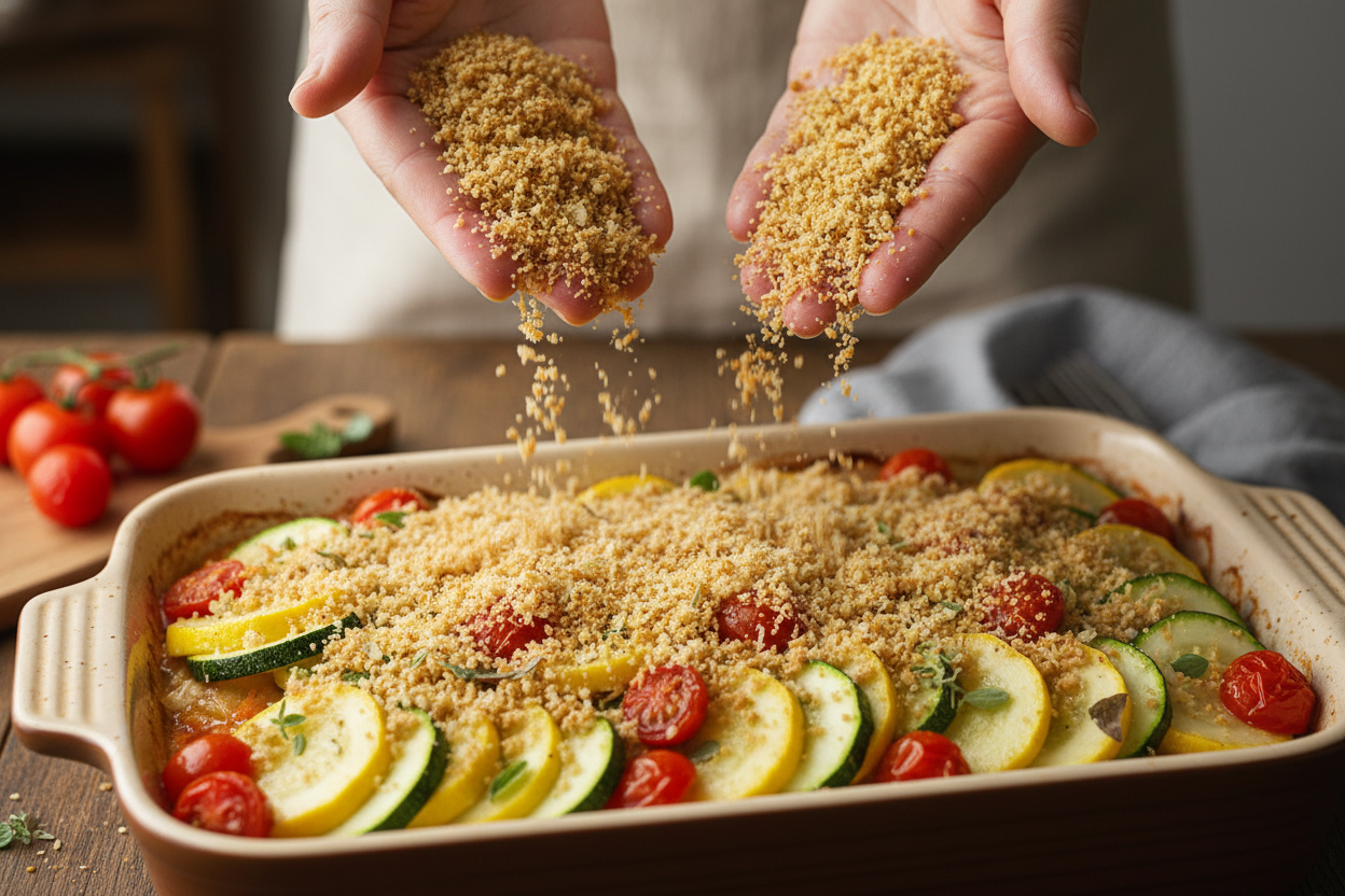Easy Squash and Zucchini Casserole preparation step 2