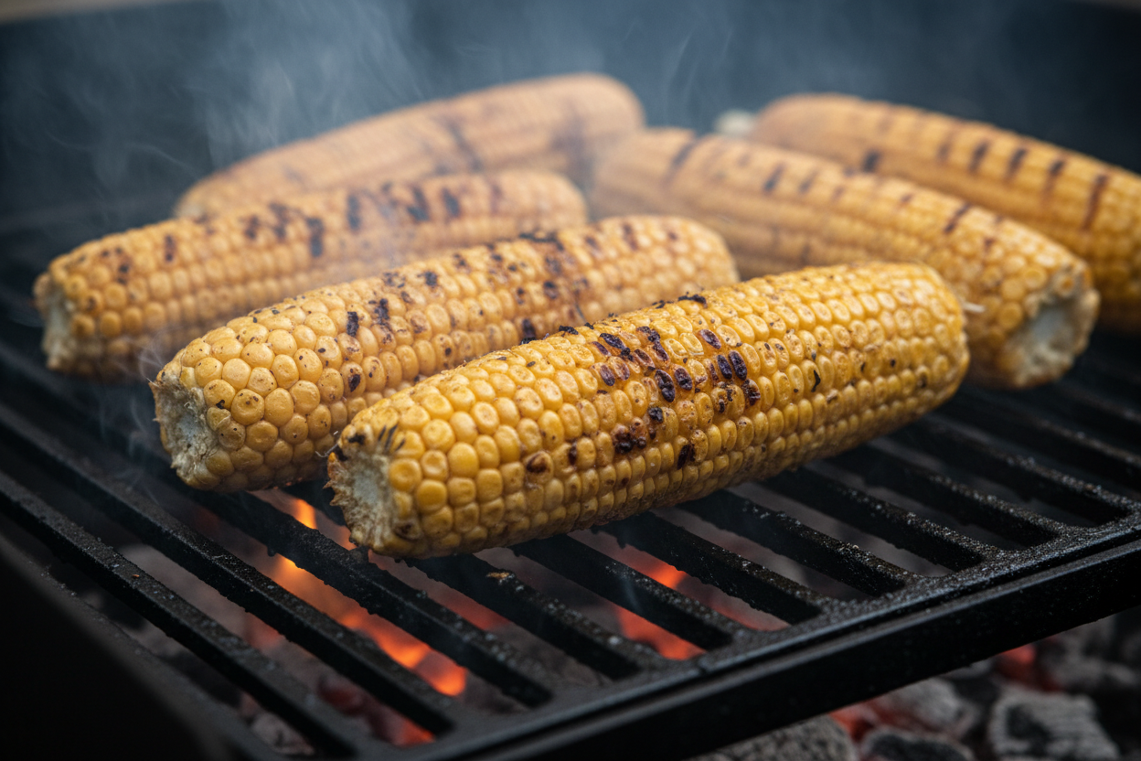 Grilled Corn with Chili-Lime Butter preparation step 2
