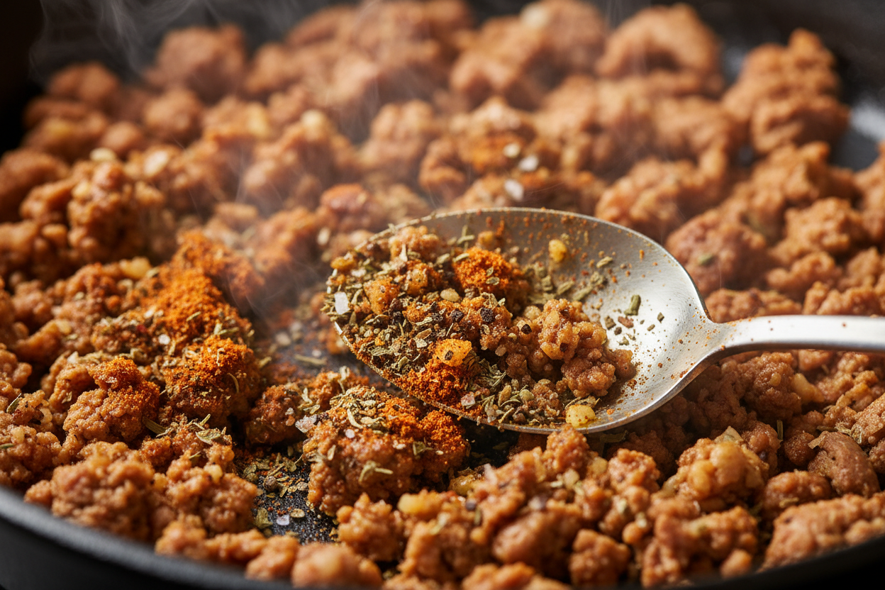 Ground Turkey and Peppers – Quick, Healthy & Full of Flavor! preparation step 2