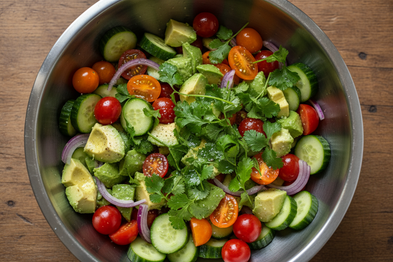 Healthy Avocado Chicken Salad preparation step 2