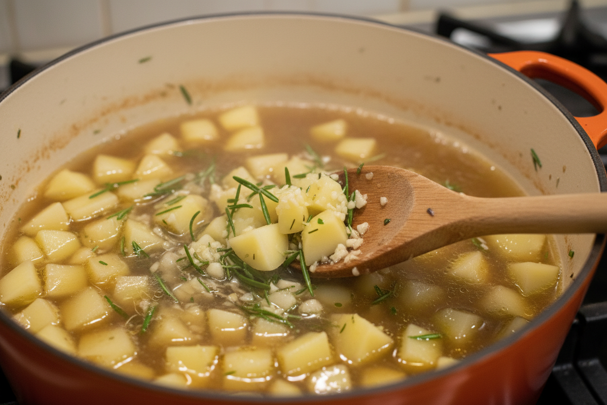 Hearty Chicken Veggie Soup preparation step 2