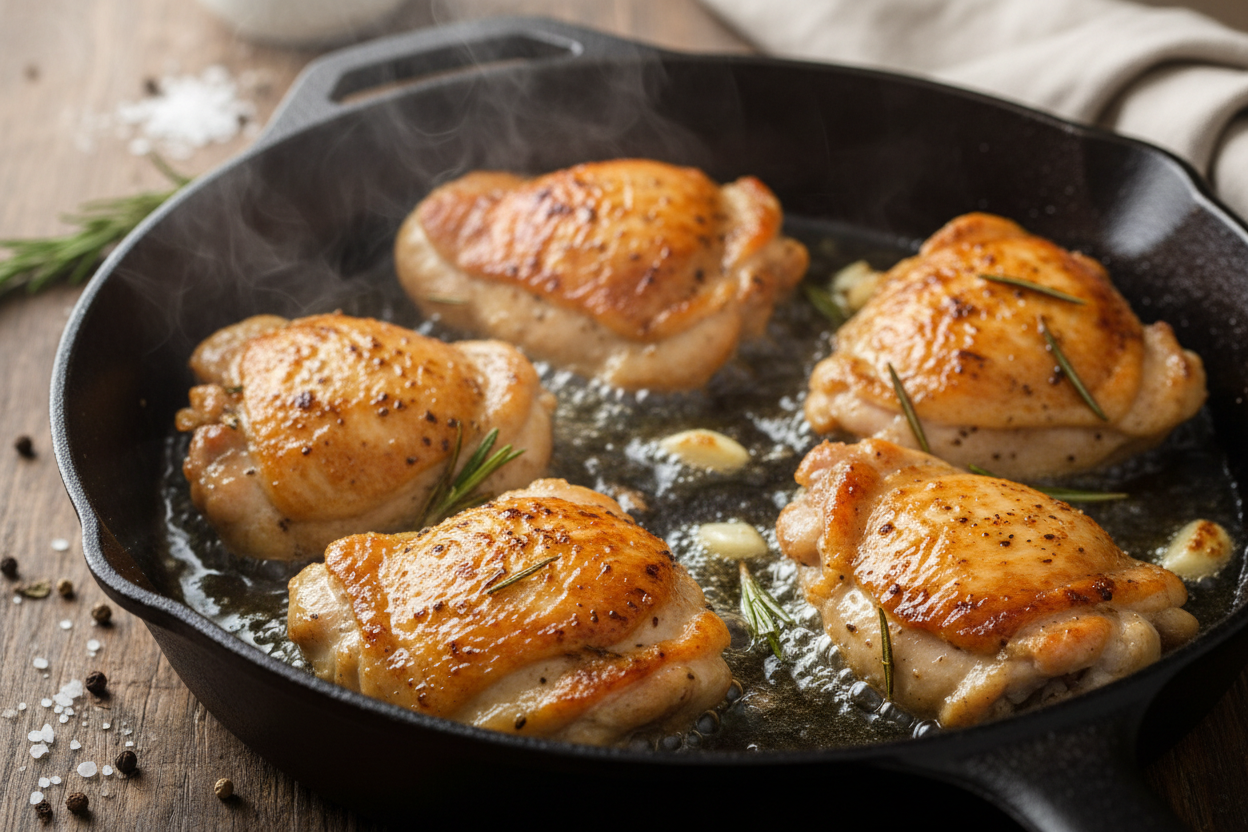 Honey Garlic Chicken Thighs preparation step 1