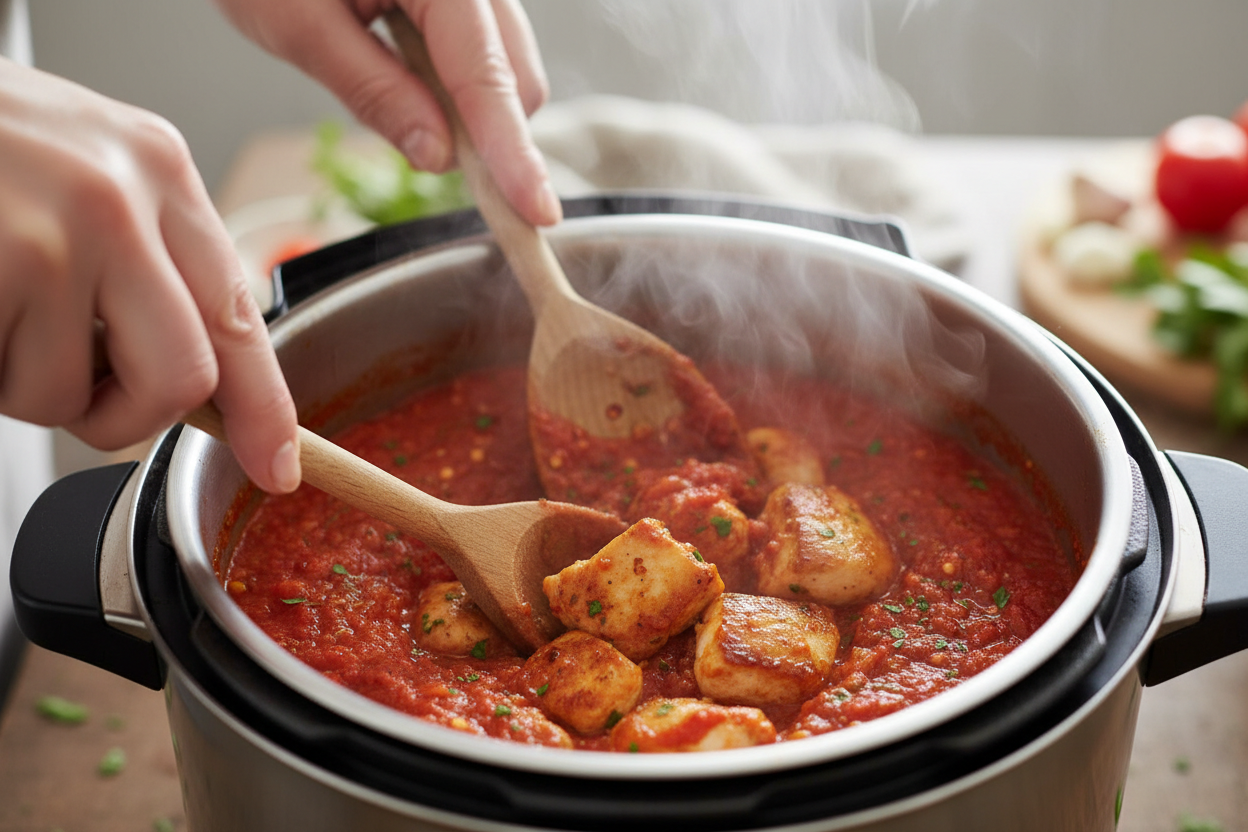 Instant Pot Butter Chicken preparation step 1