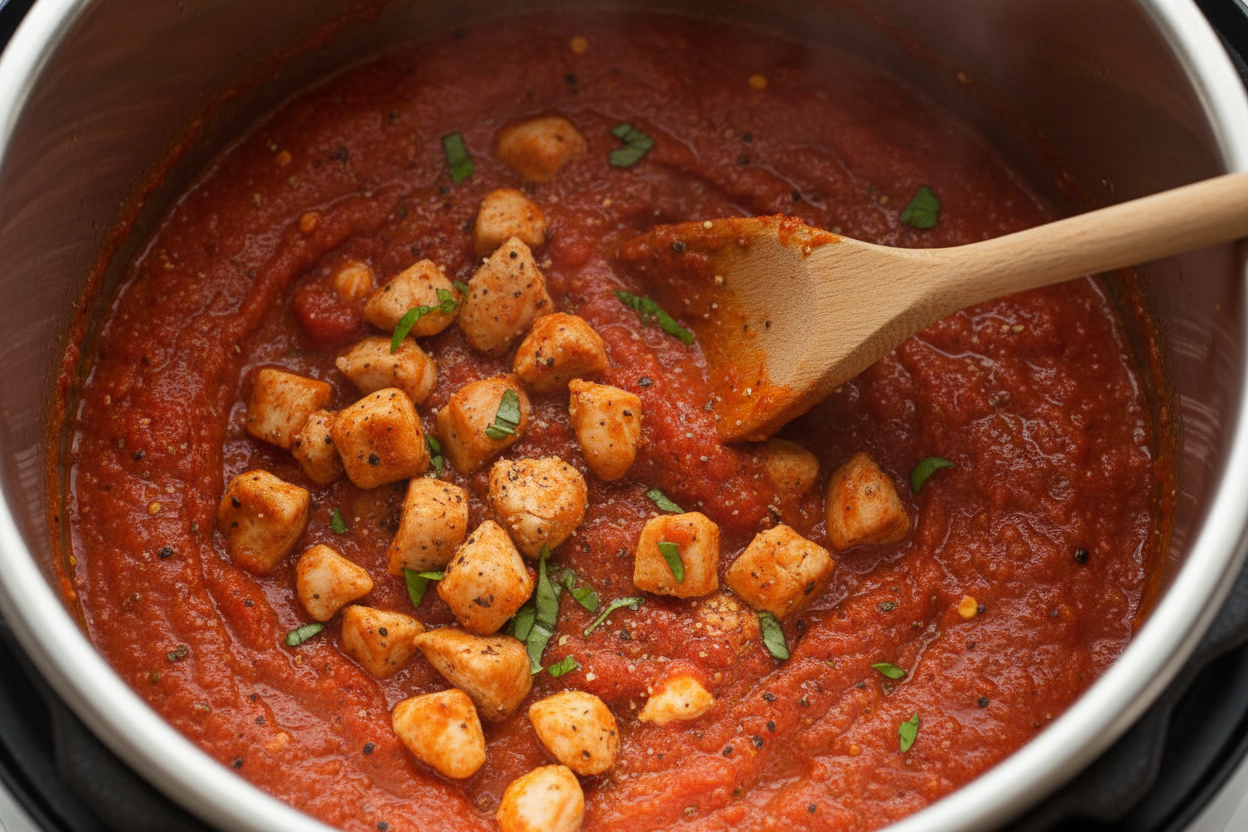 Instant Pot Butter Chicken preparation step 1