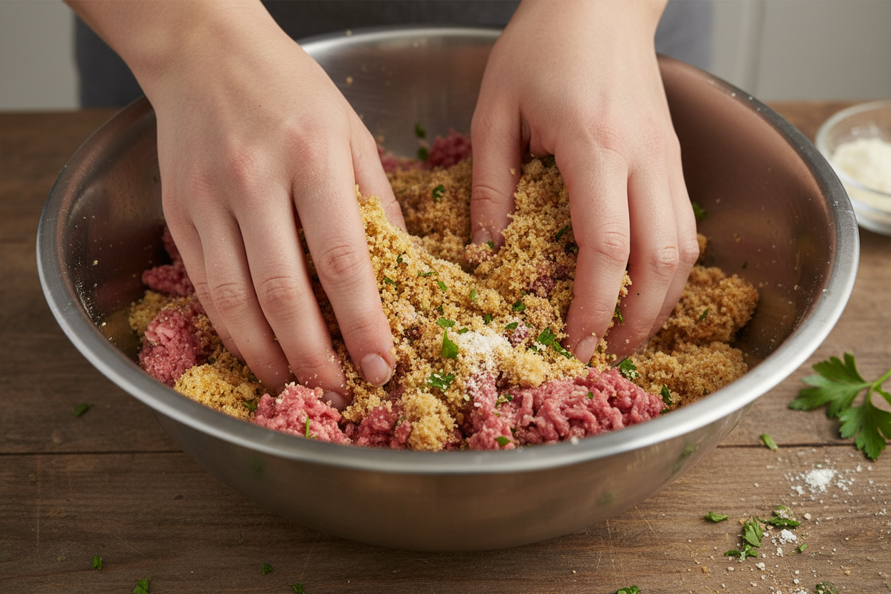 Meatloaf Recipe with the Best Glaze preparation step 1