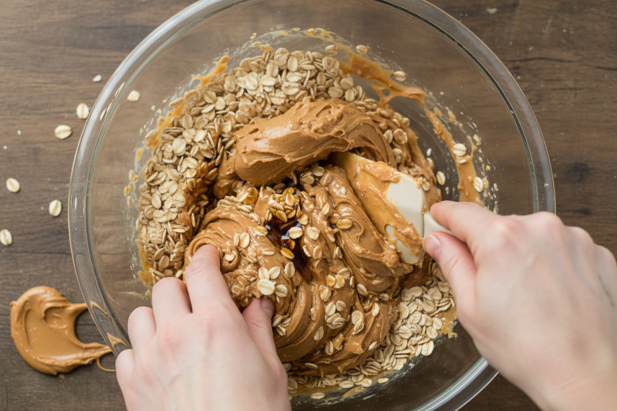 No-Bake Monster Cookie Energy Balls preparation step 1