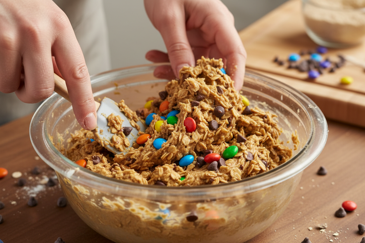 No-Bake Monster Cookie Energy Balls preparation step 2