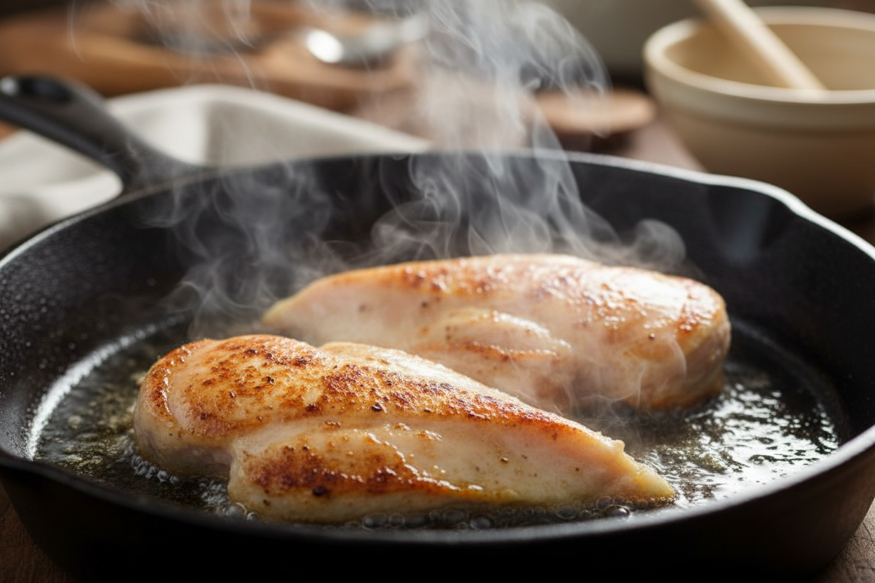 One Pan Balsamic Chicken preparation step 1